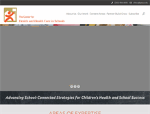 Tablet Screenshot of healthinschools.org